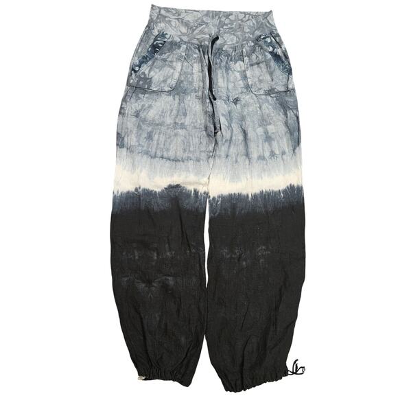 Hard Tail Pants - Hard tail forever tiedye jogger drawstring balloon pants womems large linen